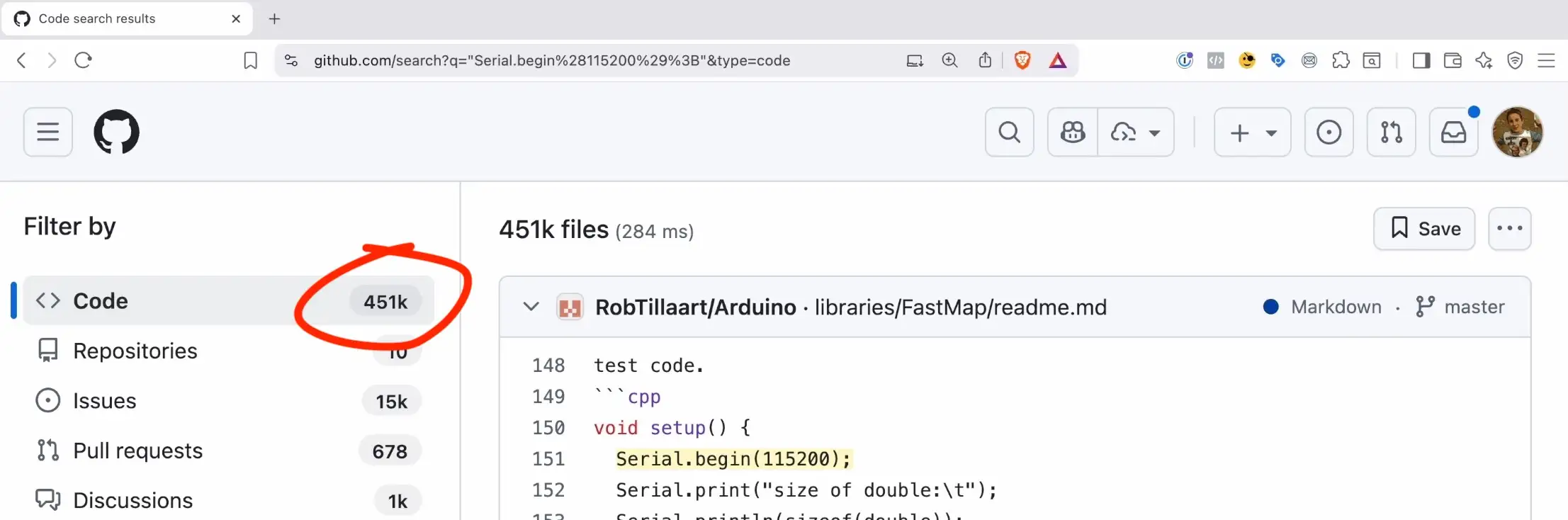 GitHub Search
